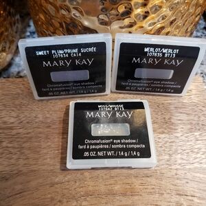 NEW Mary Kay Eye Shadow 3 Shade Set - Merlot, Sweet Plum, Iced Cocoa